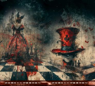 Bordüre Schattenherz - Jersey